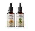 Zestaw Ashwagandha + Soplówka Jeżowata (2x50ml) ekstrakt mikrocząsteczkowy Biolive Drops adaptogeny