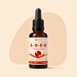 Kompleks Witamin  A+D+E+K z ASTAKSANTYNĄ –  w kroplach 30 ml 