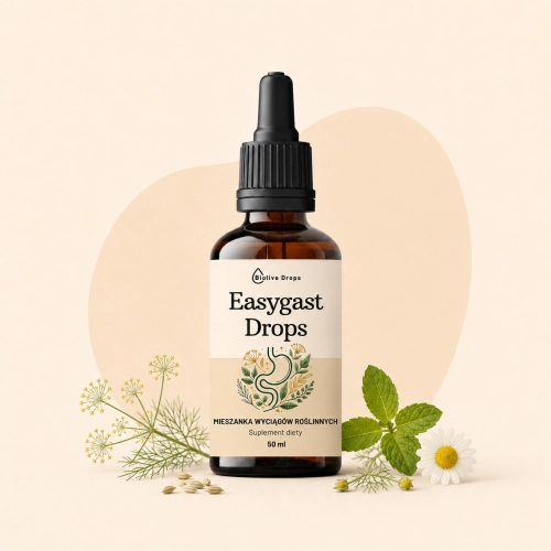 Easygast Drops suplement diety wspomagający trawienie 50 ml 