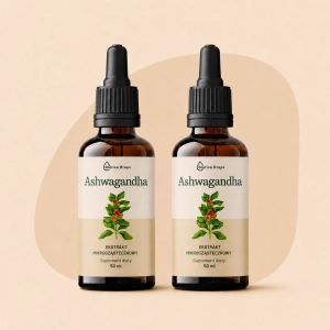 Zestaw „Ashwagandha Duo” – równowaga, odporność na stres i regeneracja | 2×50 ml Biolive Drops