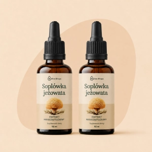 Zestaw „Soplówka Duo” – pamięć, koncentracja i sprawność umysłowa | 2×50 ml Biolive Drops