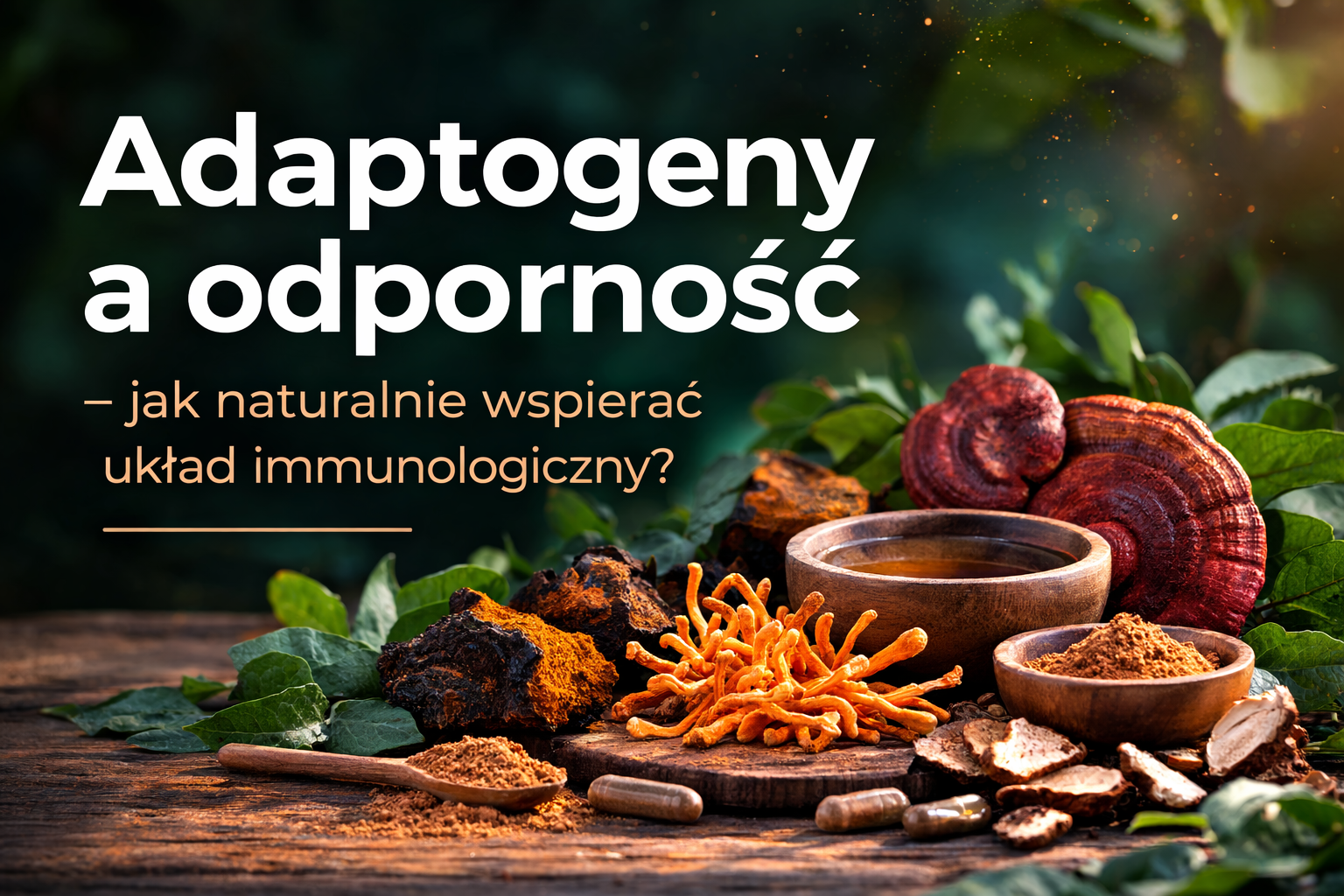 Adaptogeny a odporność – jak naturalnie wspierać układ immunologiczny?